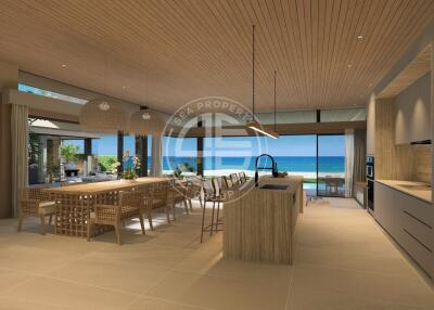 Single-Story Beachfront Villa in Sichon