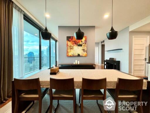 3-BR Condo at Aguston Sukhumvit 22 near MRT Queen Sirikit National Convention Centre