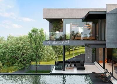 Modern house with pool and terrace