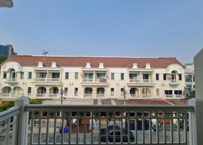 View of residential building from balcony