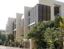 Exterior view of modern residential building