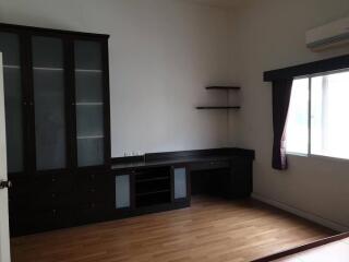 Bedroom with built-in furniture