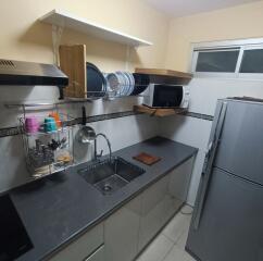 Modern kitchen with appliances and sink