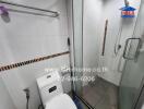 Bathroom with shower and toilet