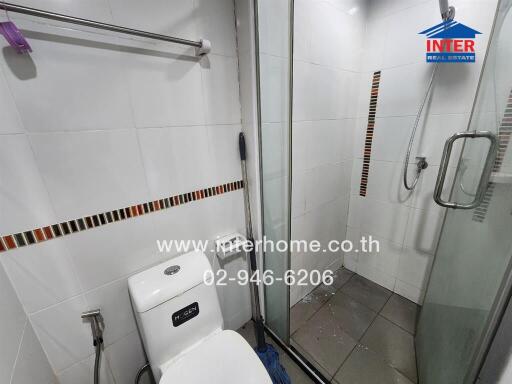 Bathroom with shower and toilet