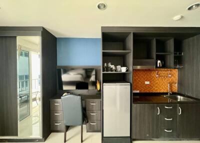 Modern kitchen with workspace
