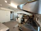 Spacious kitchen with modern appliances