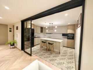 Modern kitchen with island