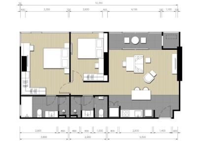 floor plan of an apartment