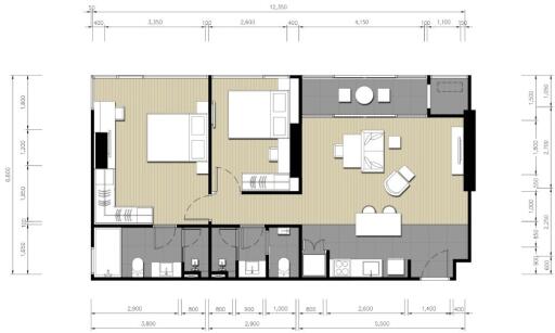 floor plan of an apartment