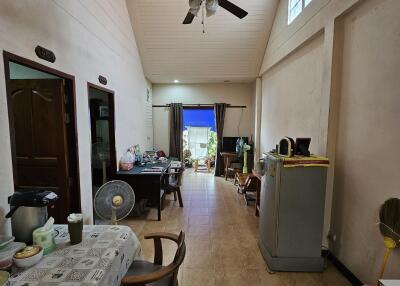 Main living area with dining space