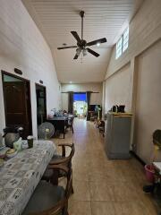 Main living area with dining space