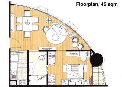 Floorplan, 45 sqm