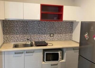 kitchen with appliances and cabinets