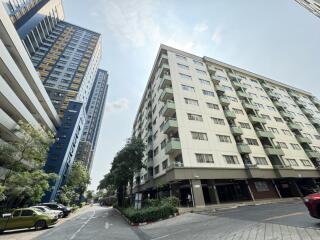 Exterior view of residential apartment buildings