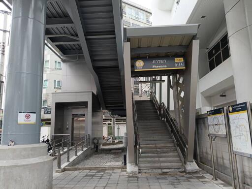 Entrance to a metro station