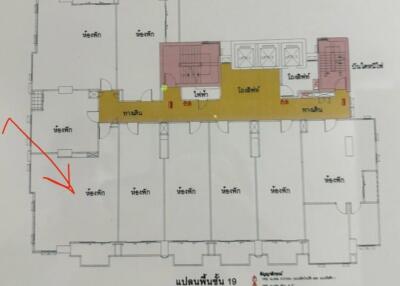 Floor plan of a building