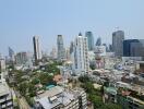 City skyline view from high-rise building