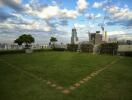 Rooftop garden with city view