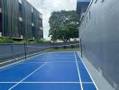 Outdoor tennis court