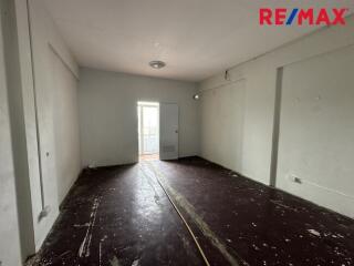 Empty room with bare floor