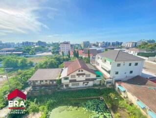 Aerial view of residential neighborhood