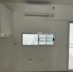 Room with air conditioner