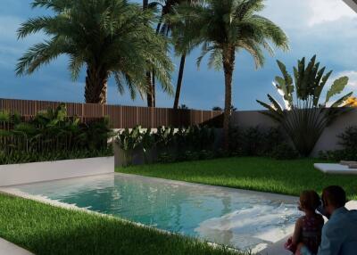 Exclusive 5-bedroom pool villa in Huay Yai