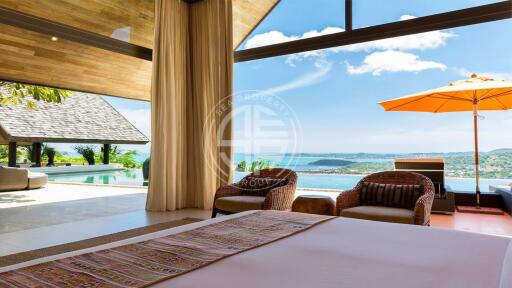 Luxurious tropical pool villa in Koh Samui