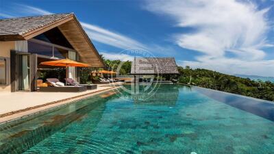 Luxurious tropical pool villa in Koh Samui