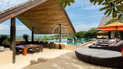 Luxurious tropical pool villa in Koh Samui