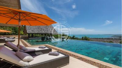 Luxurious tropical pool villa in Koh Samui