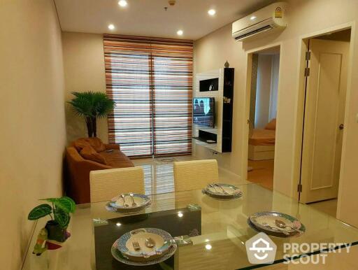 1-BR Condo at Villa Asoke near MRT Phetchaburi