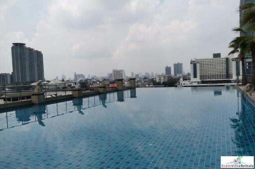Supalai River Place - Two Bedroom Corner Unit with Amazing City and Chao Phraya River Views at Krung Thonburi