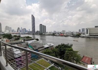 Supalai River Place - Two Bedroom Corner Unit with Amazing City and Chao Phraya River Views at Krung Thonburi