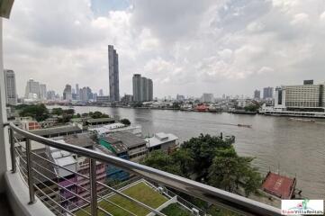 Supalai River Place - Two Bedroom Corner Unit with Amazing City and Chao Phraya River Views at Krung Thonburi