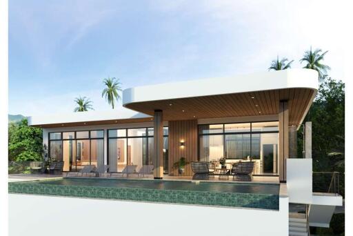 Breathtaking Sea View Pool Villa in the Heart of Bo Phut, Koh Samui