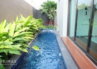 Brand New 3-Bedroom Pool Villa for Rent in Sukhumvit 63, BTS Ekamai