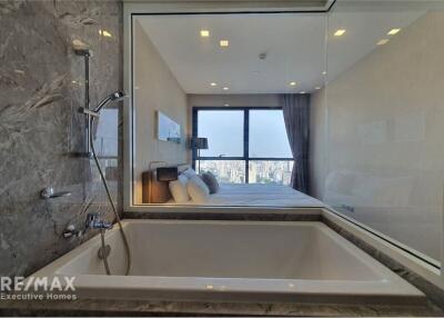 Luxurious 2-Bedroom Condo at Ashton Asoke  High Floor with Stunning City Views  1 Min Walk to MRT Sukhumvit