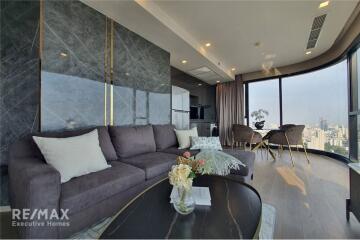 Luxurious 2-Bedroom Condo at Ashton Asoke  High Floor with Stunning City Views  1 Min Walk to MRT Sukhumvit