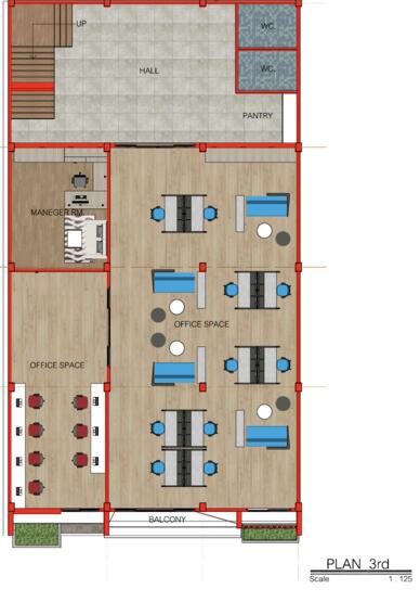 Office floor plan