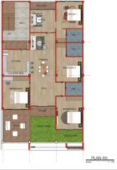 Floor plan layout of a residential property