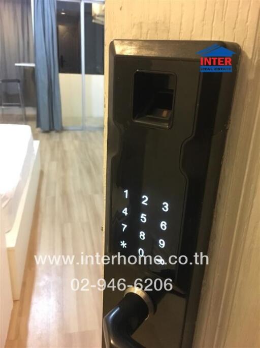 Secure bedroom with digital lock