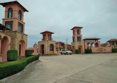 Exterior view of residential buildings