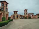 Exterior view of residential buildings