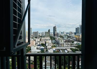 City view from balcony