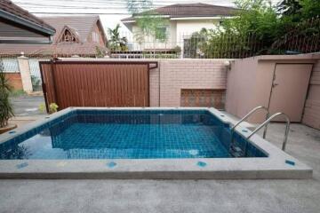 Private outdoor pool area