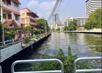 View of a canal with buildings nearby