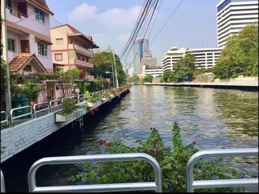 View of a canal with buildings nearby