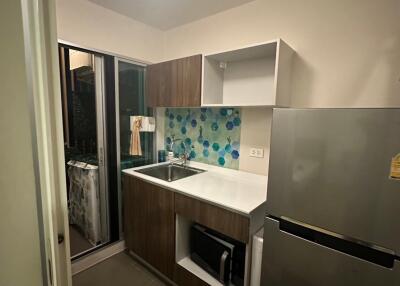 Modern kitchen with built-in appliances